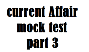 Current Affair Mock test series