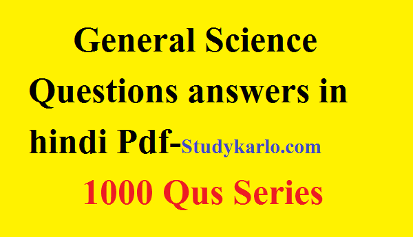 General science Questions