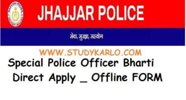 jHAJJAR SPO bharti