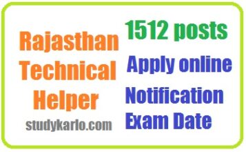 Rajasthan Technical Helper