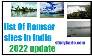 list of Ramsar sites in india