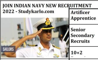 Indian navy 2022 Recruitment online