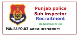 punjab police recruitment sub inspector 2023