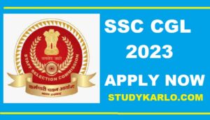 ssc cgl 2023 apply online