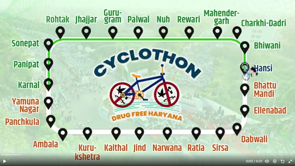Drug free haryana Rally